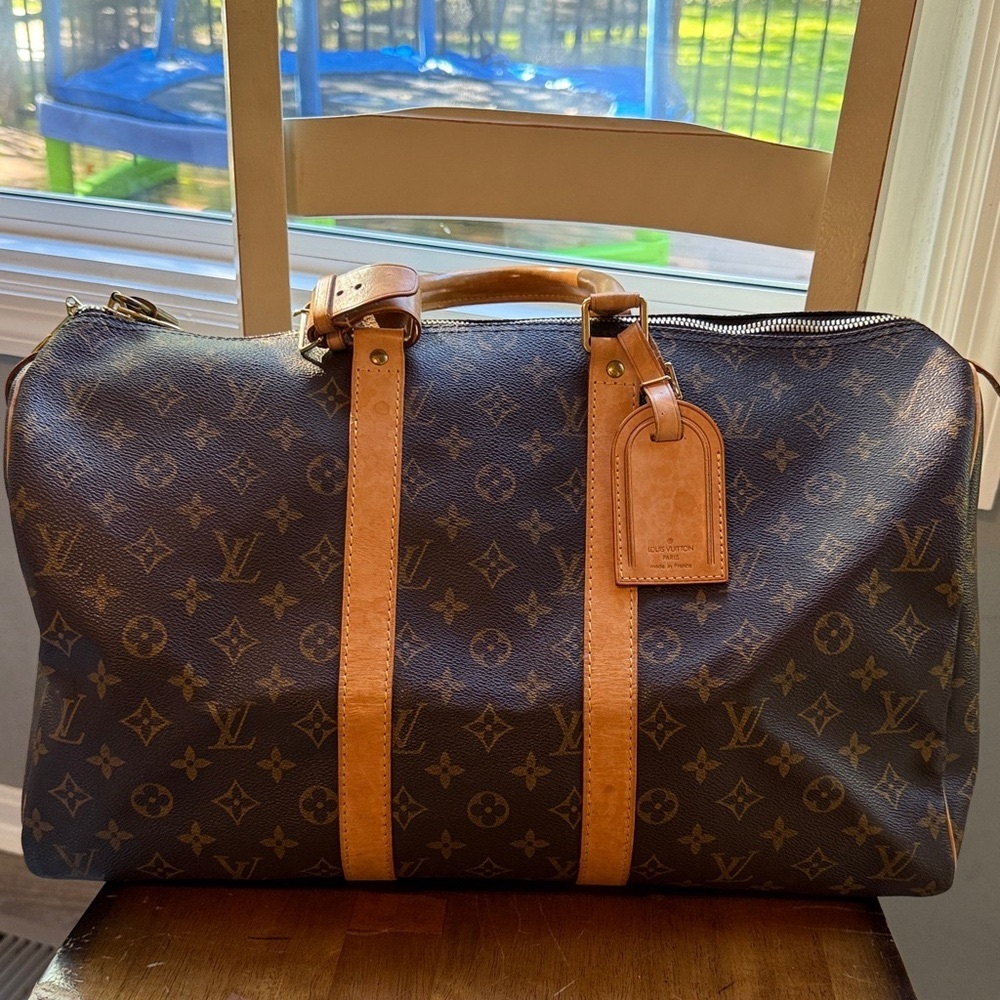Louis Vuitton Monogram 45 Canvas Duffel Bag